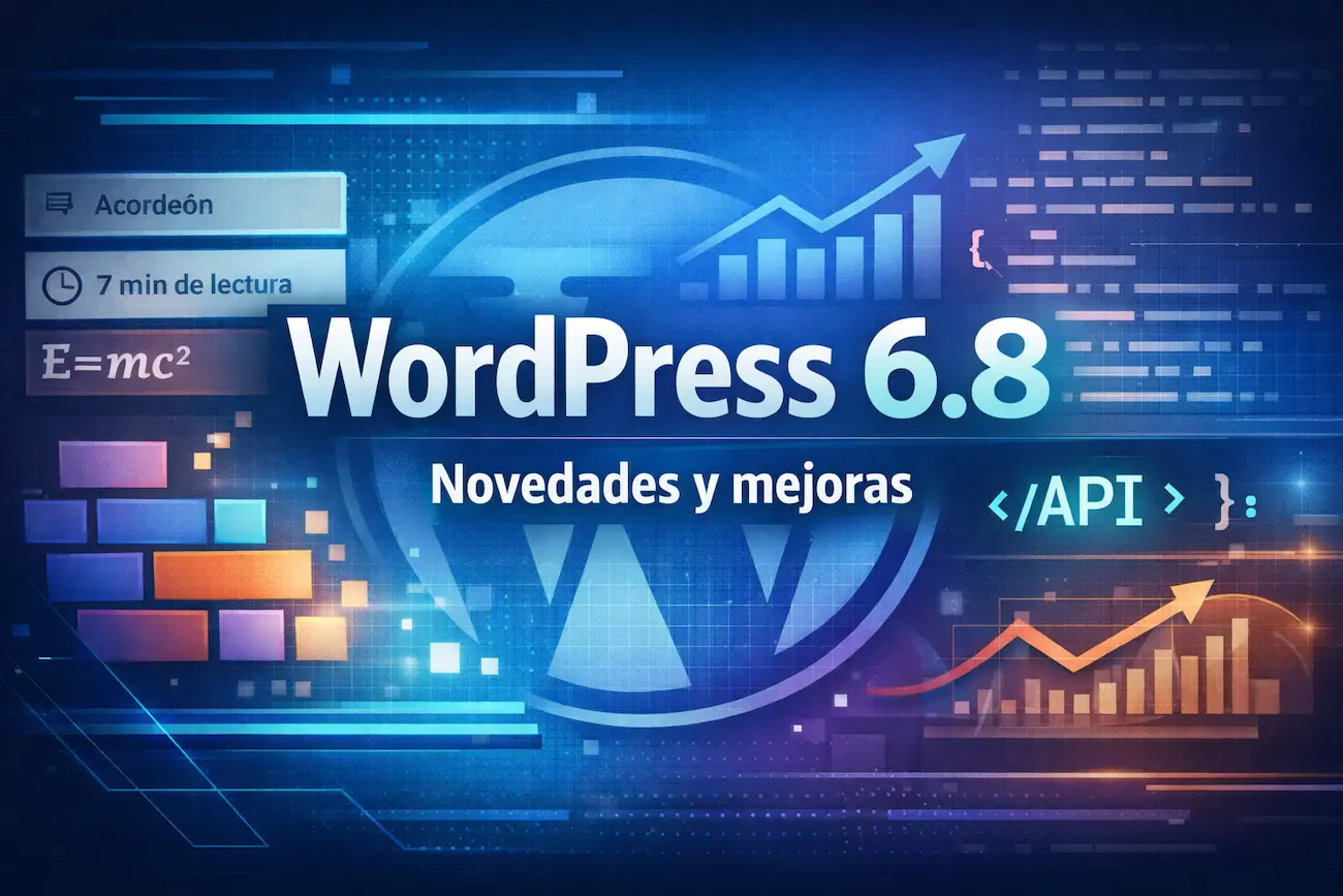 WordPress 6.8: Todas las novedades.