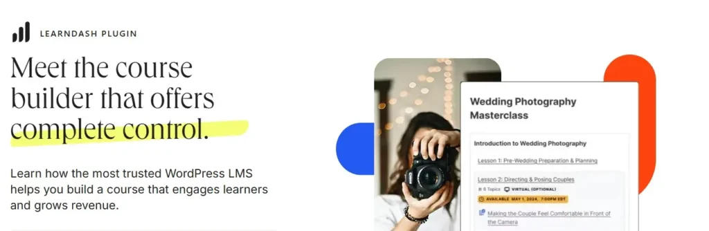 Los plugins LMS para WordPress más populares en 2025: LearnDash LearnDash