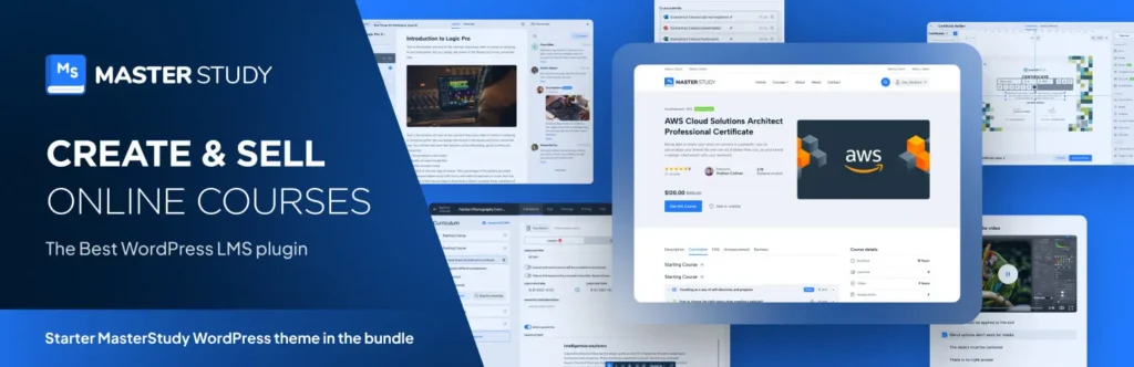Los plugins LMS para WordPress más populares en 2025: MasterStudy LMS MasterStudy LMS