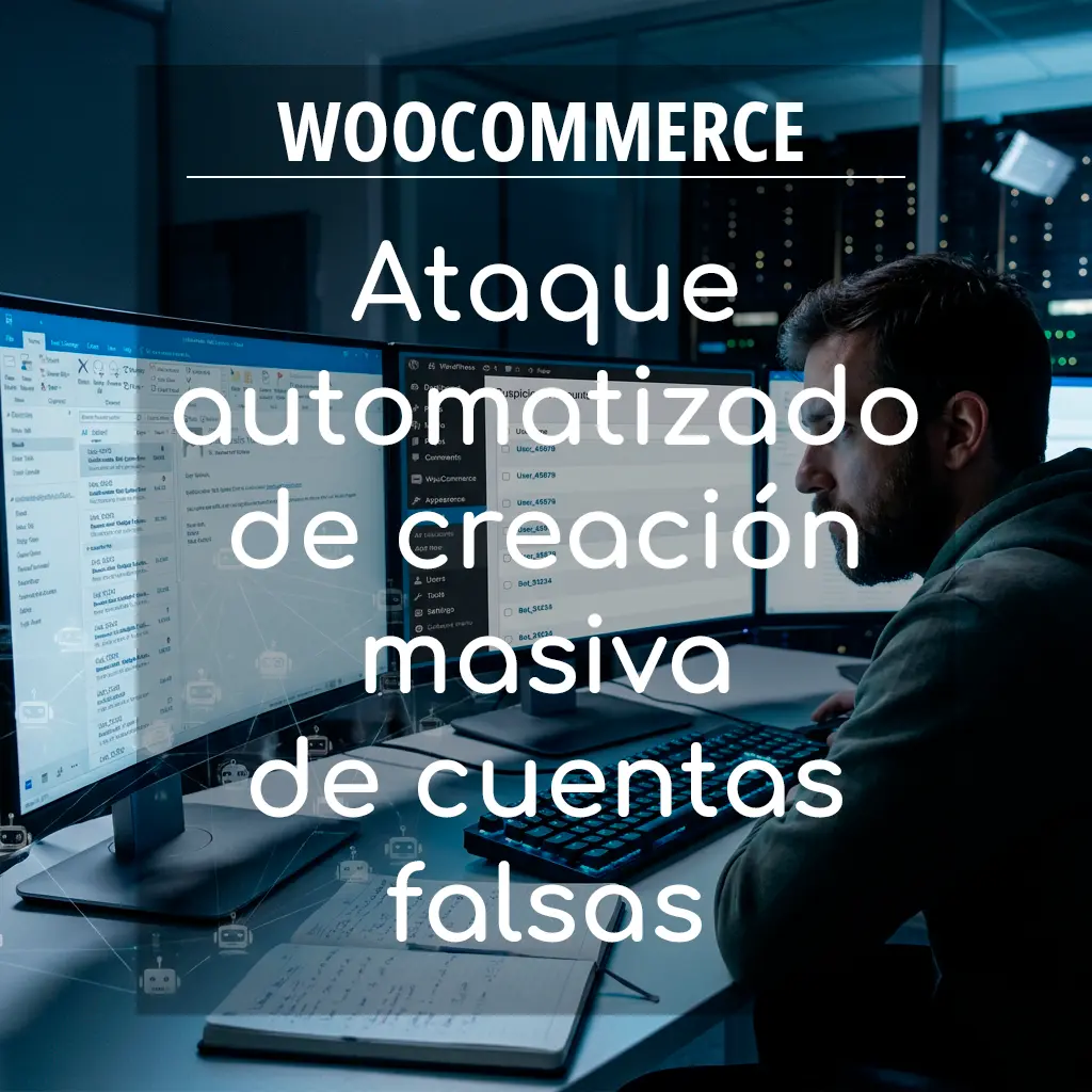 MÁS DE 1.000 USUARIOS FALSOS EN WOOCOMMERCE