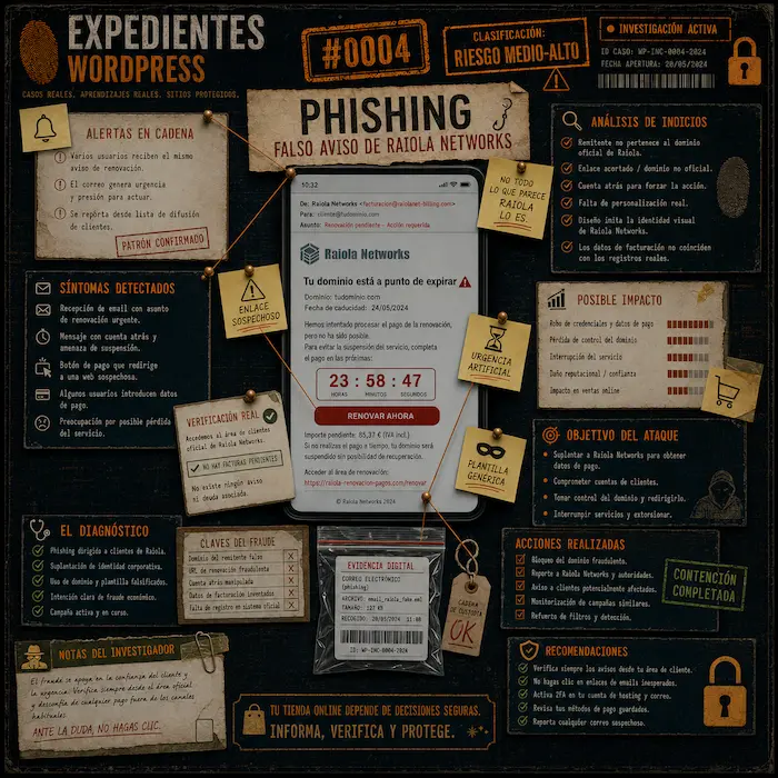 El falso aviso de Raiola Networks