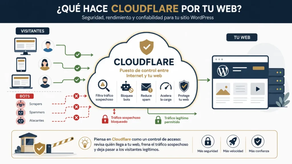Qué es Cloudflare, explicado sin tecnicismos