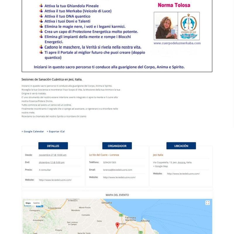 Web-CLM- Detalle Eventos